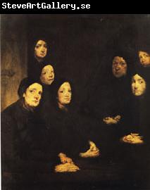 Theodule Ribot At the Sermon